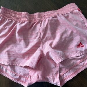 Adidas Women's Light Pink Athletic Shorts